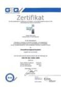 Certificate EN ISO 14001 as PDF